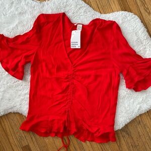 H&M Scarlet Blouse